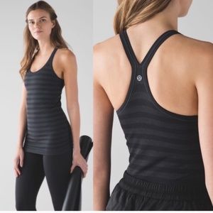 Lululemon Ebb to Street Tank Stripe
